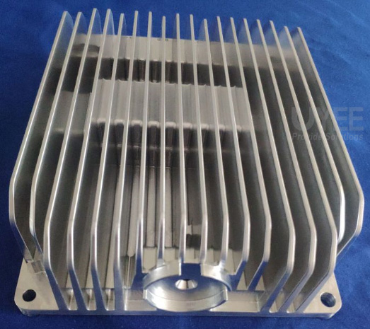 Heat Sink CNC Machined Prototype